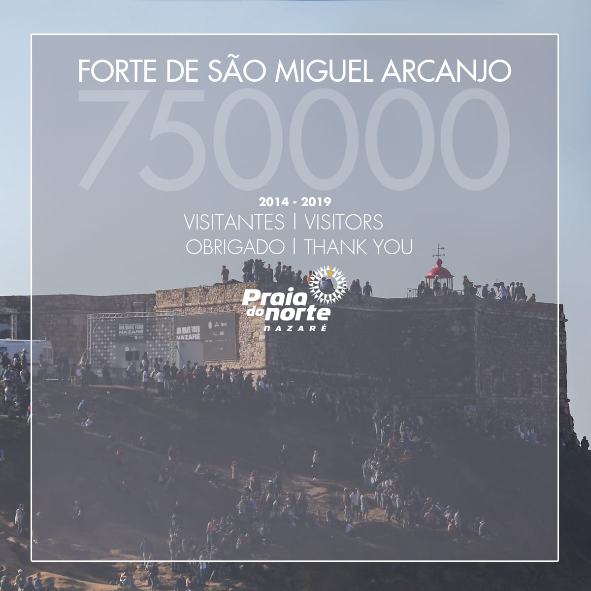 FORTE DE S. MIGUEL ARCANJO RECEBEU MAIS DE 114 MIL VISITANTES NO PRIMEIRO SEMESTRE DE 2019